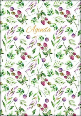 Naptár, tervező, A5, heti, DAYLINER, "Colors", Berries