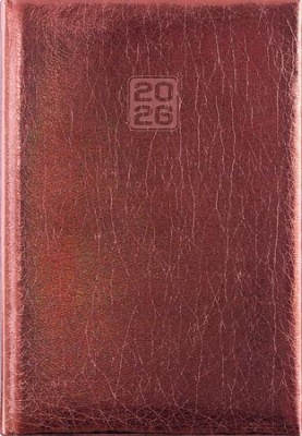 Naptár, tervező, A5, heti, DAYLINER, "Mirror", bronz